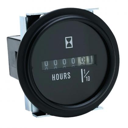 HOUR METER BLK BEZEL