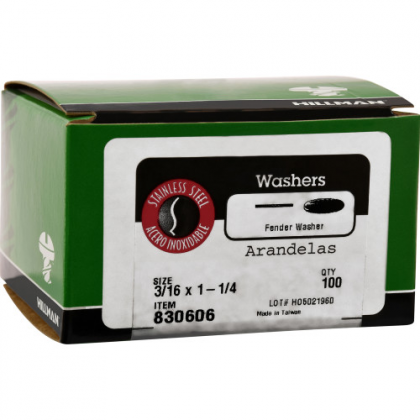 FENDER WASH 3/16 X 1-1/4