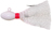 POMPANO JIGS WHITE 3/8OZ