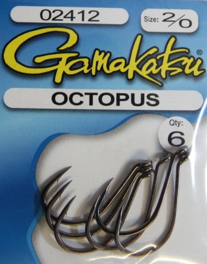 02412-25 SZ2/0 OCTO HOOKS - GAM